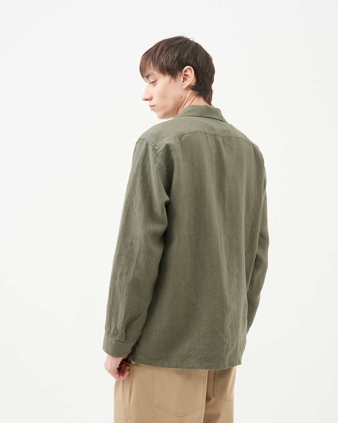 MOONCASTLE × Maker`s Shirt 鎌倉 Linen Shirt Jacket