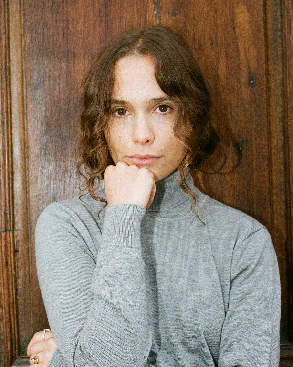 【WOMEN】12G Lightweight Merino Wool Turtleneck