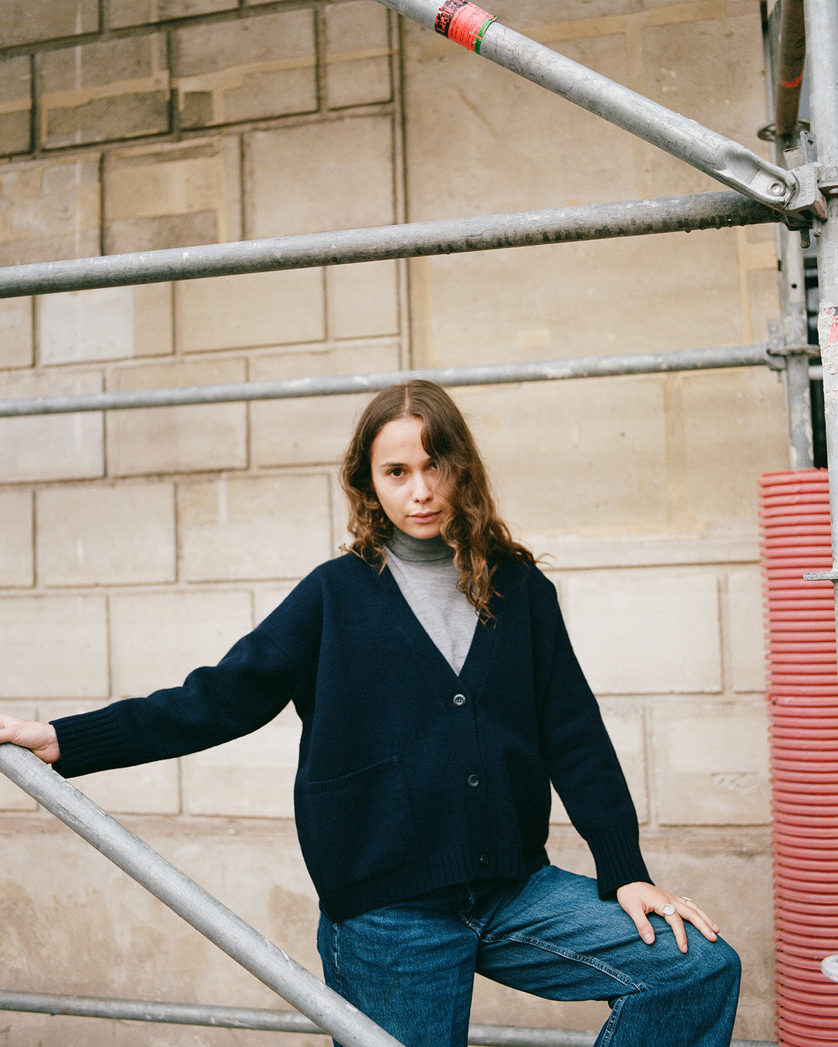 【WOMEN】Wool Cashmere Cardigan