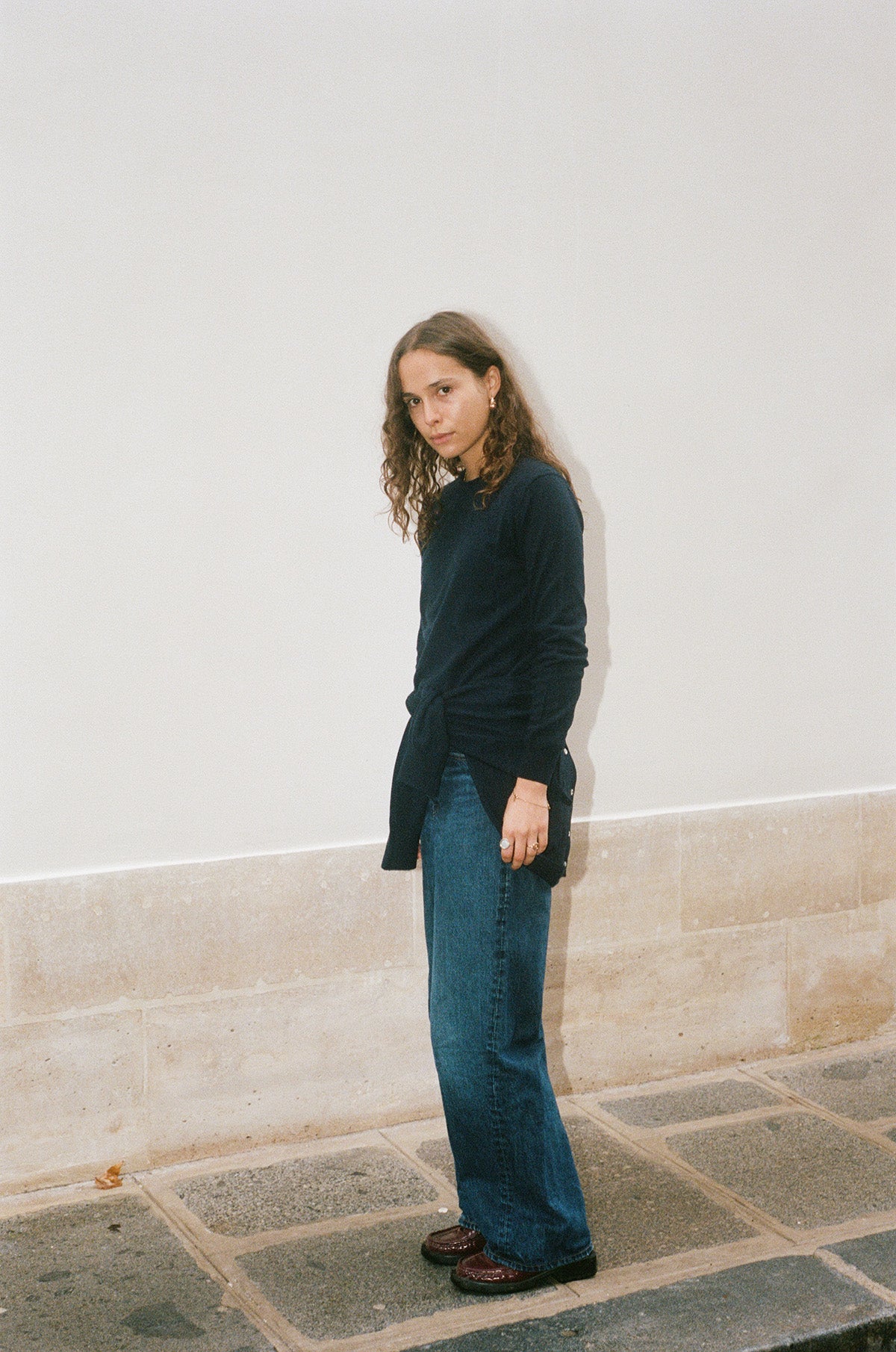 【WOMEN】12G Lightweight Merino Wool Crewneck