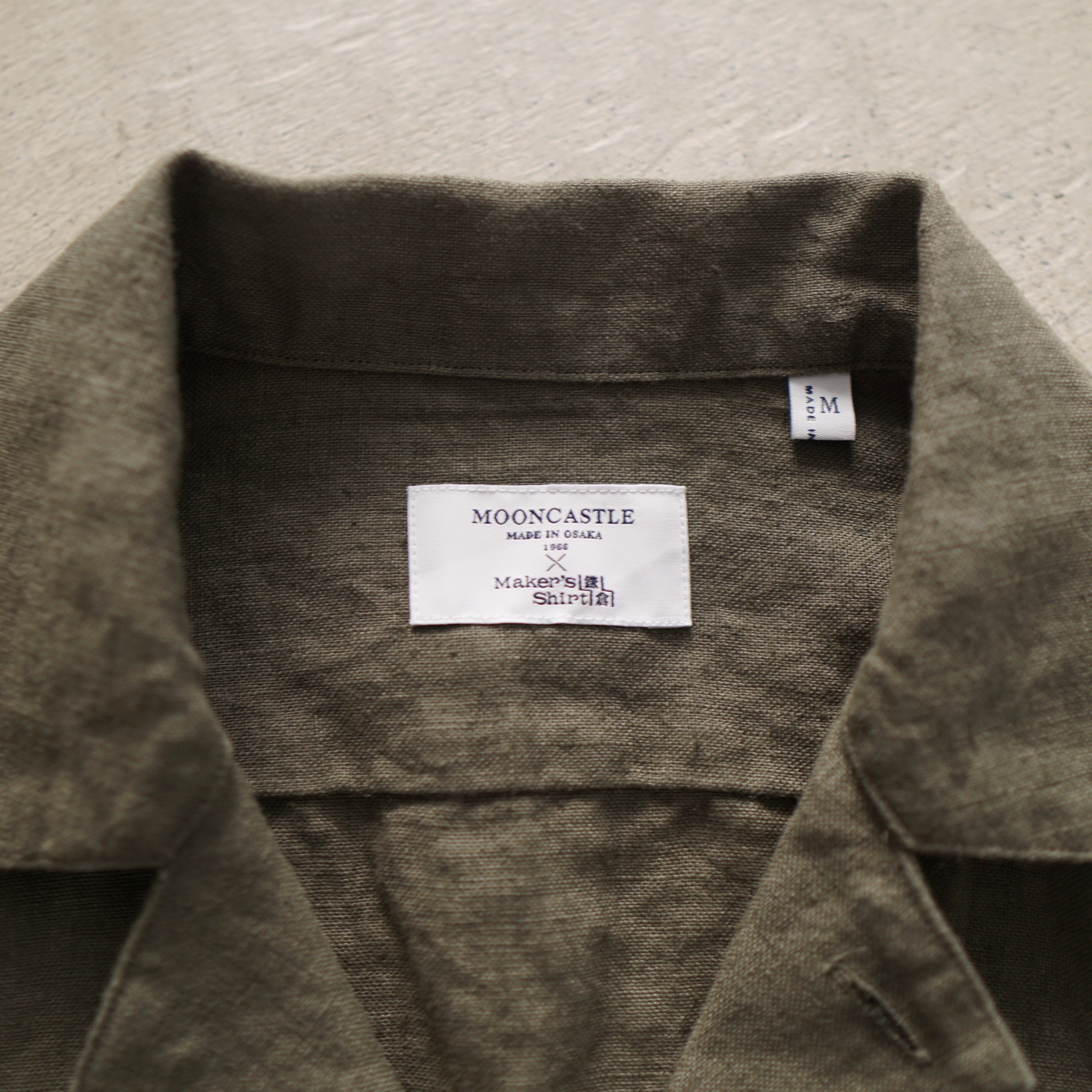 MOONCASTLE × Maker`s Shirt 鎌倉 Linen Shirt Jacket