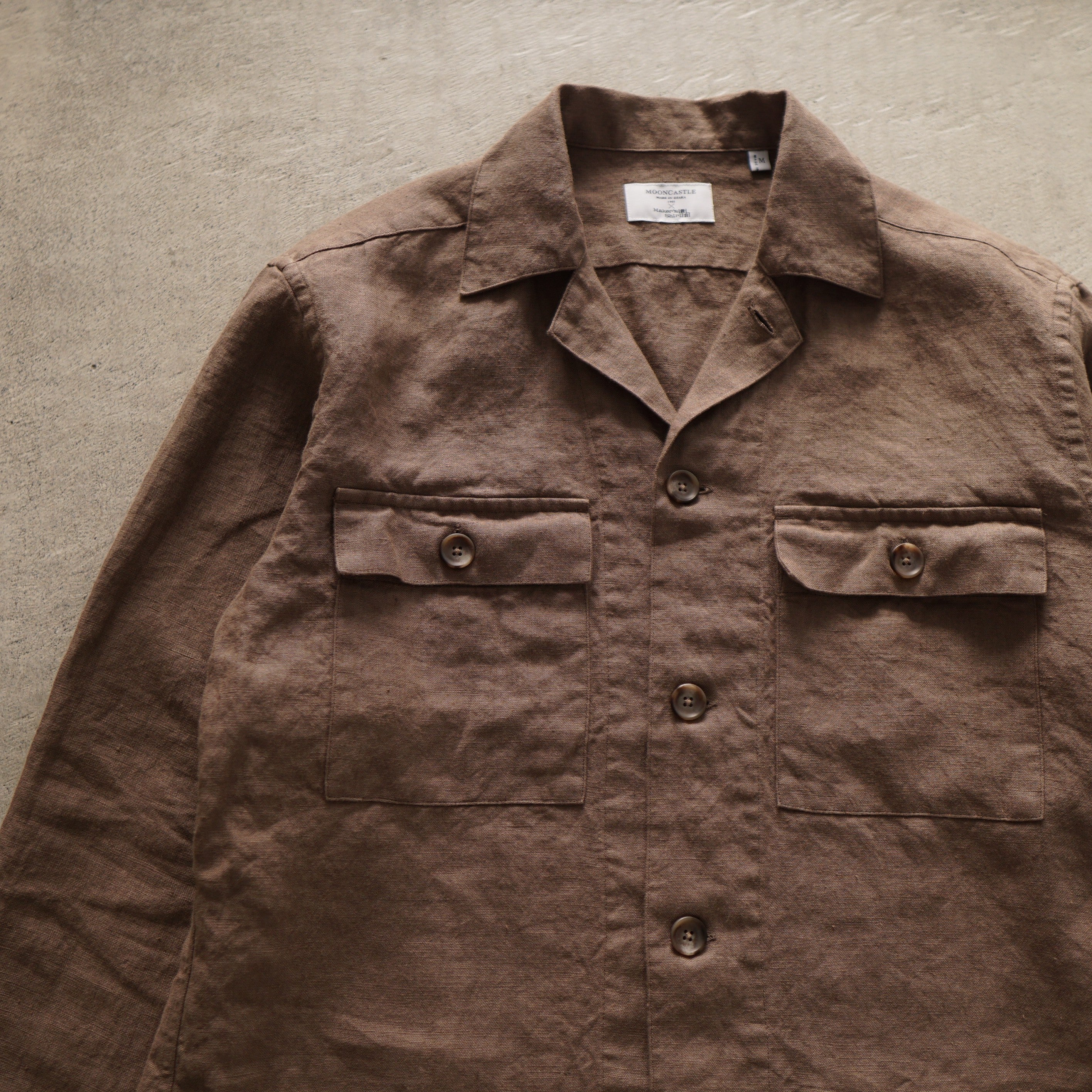 MOONCASTLE × Maker`s Shirt 鎌倉 Linen Shirt Jacket