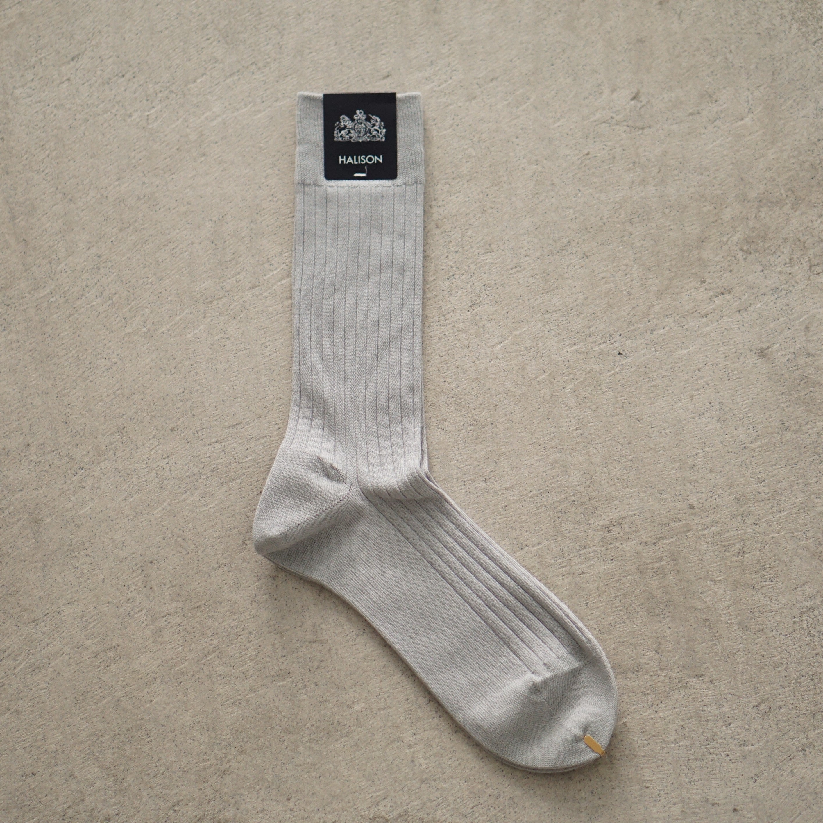 HALISON×MOONCASTLE Ice Cotton Rib Socks