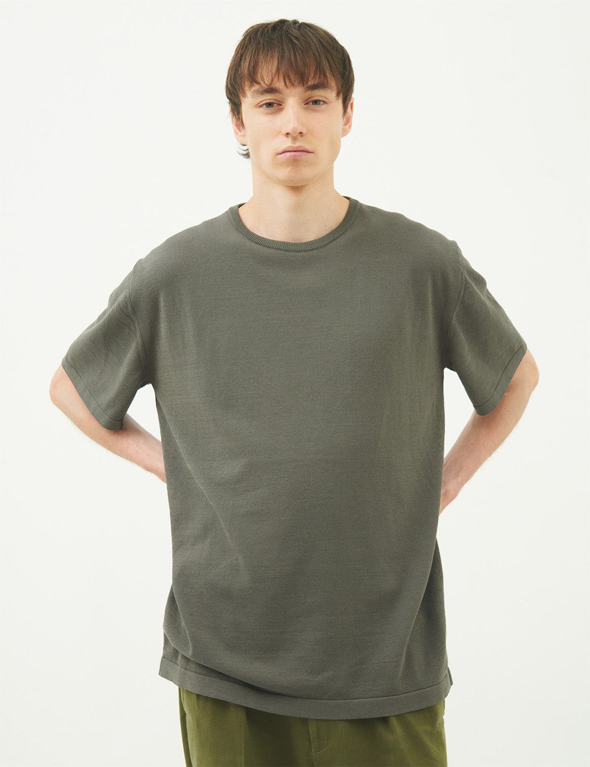 【UNISEX】ICE COTTON RELAX CREWNECK