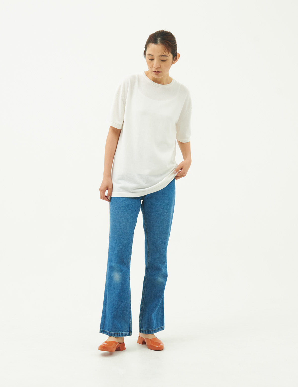 【UNISEX】ICE COTTON RELAX CREWNECK