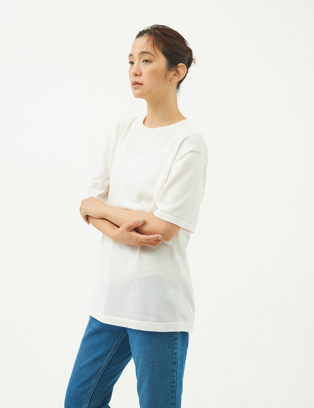 【UNISEX】ICE COTTON RELAX CREWNECK
