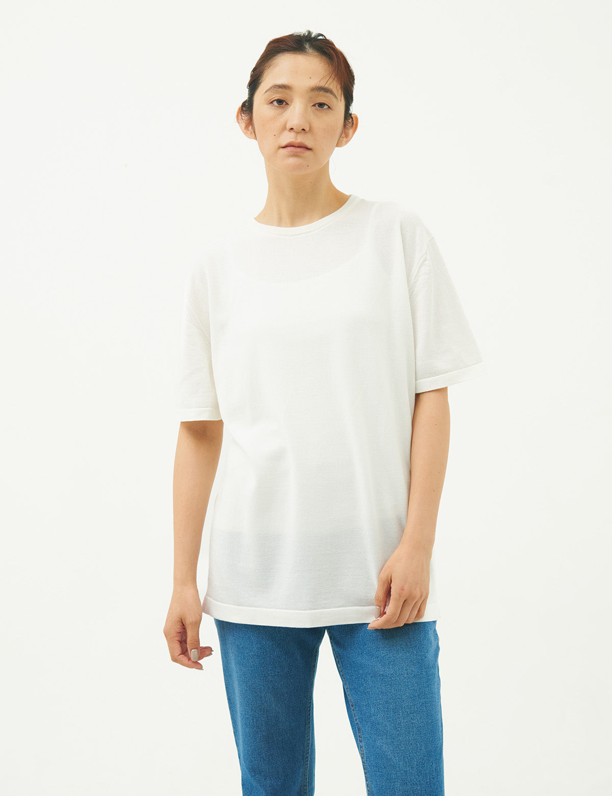 【UNISEX】ICE COTTON RELAX CREWNECK
