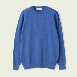 WAFFLE DENIM KNIT