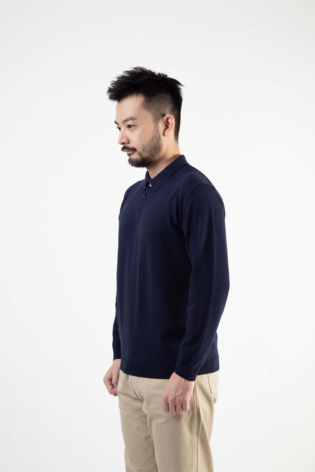 ICE COTTON LONG POLO NECK