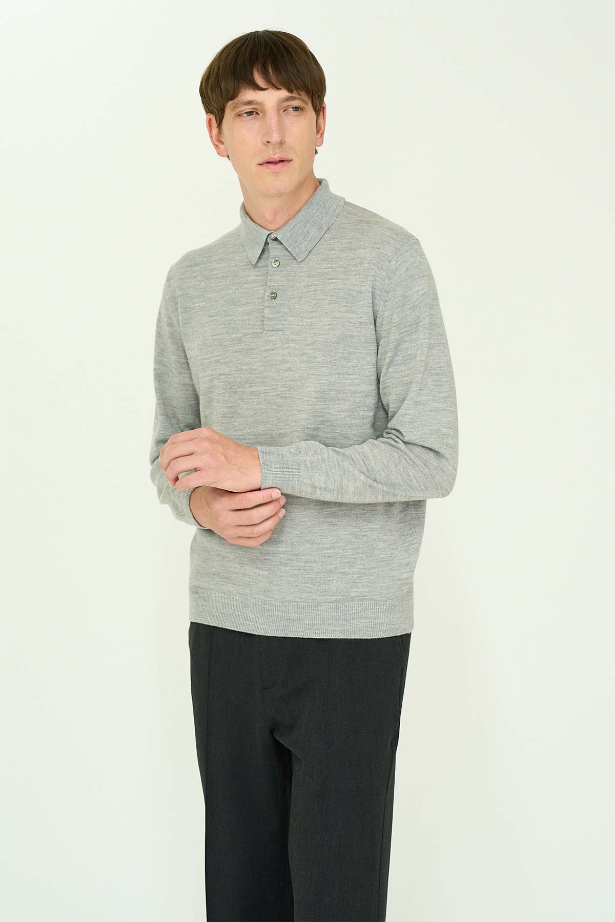 【NEW】WOOL POLO NECK