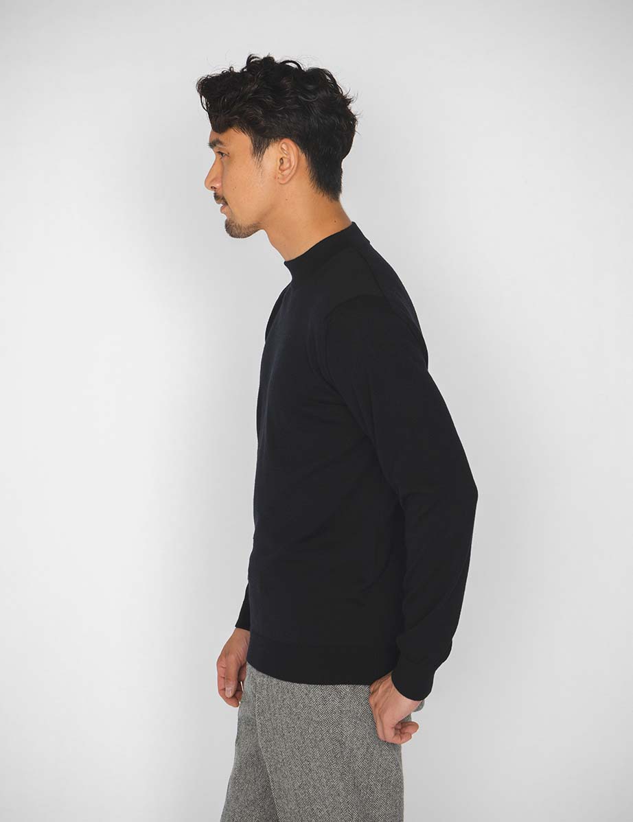 WOOL MOCKNECK