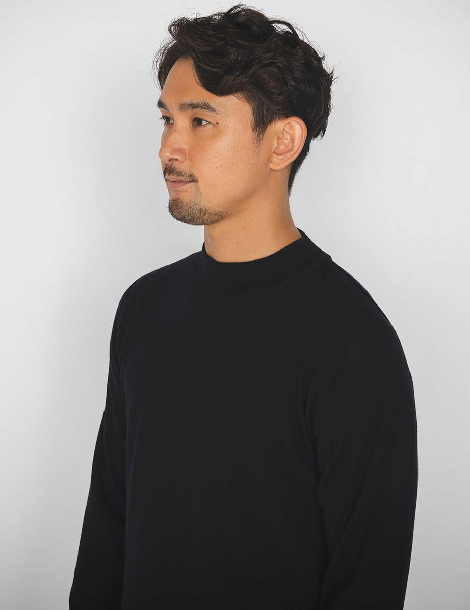 WOOL MOCKNECK