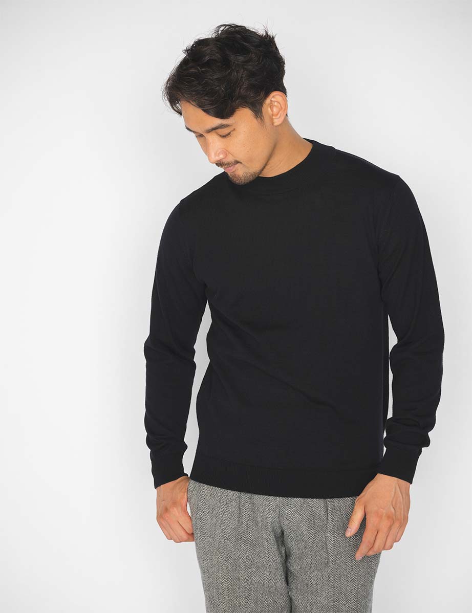 WOOL MOCKNECK