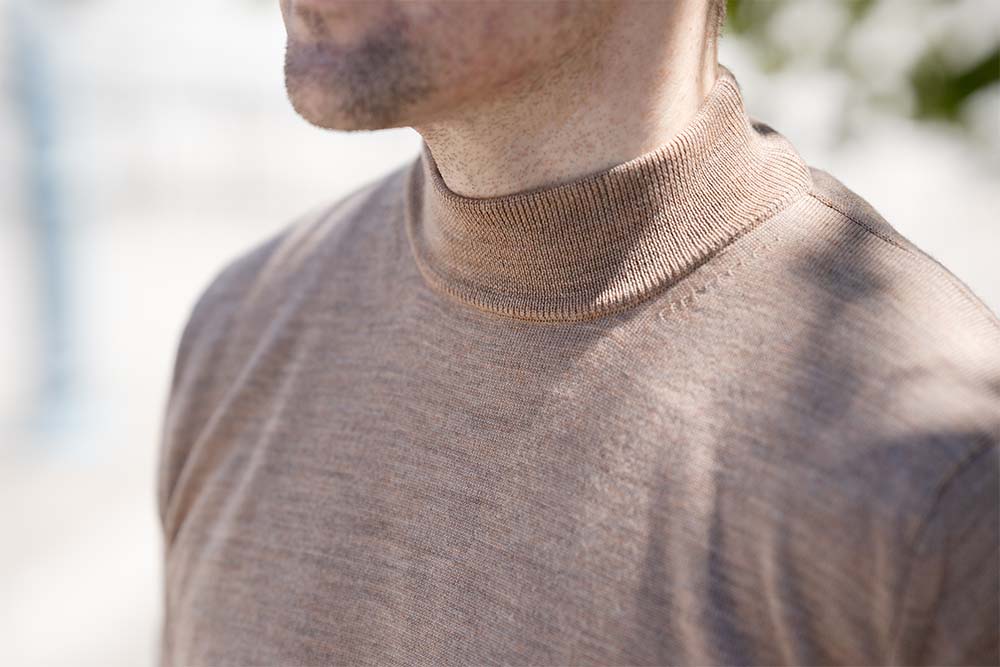 WOOL MOCKNECK