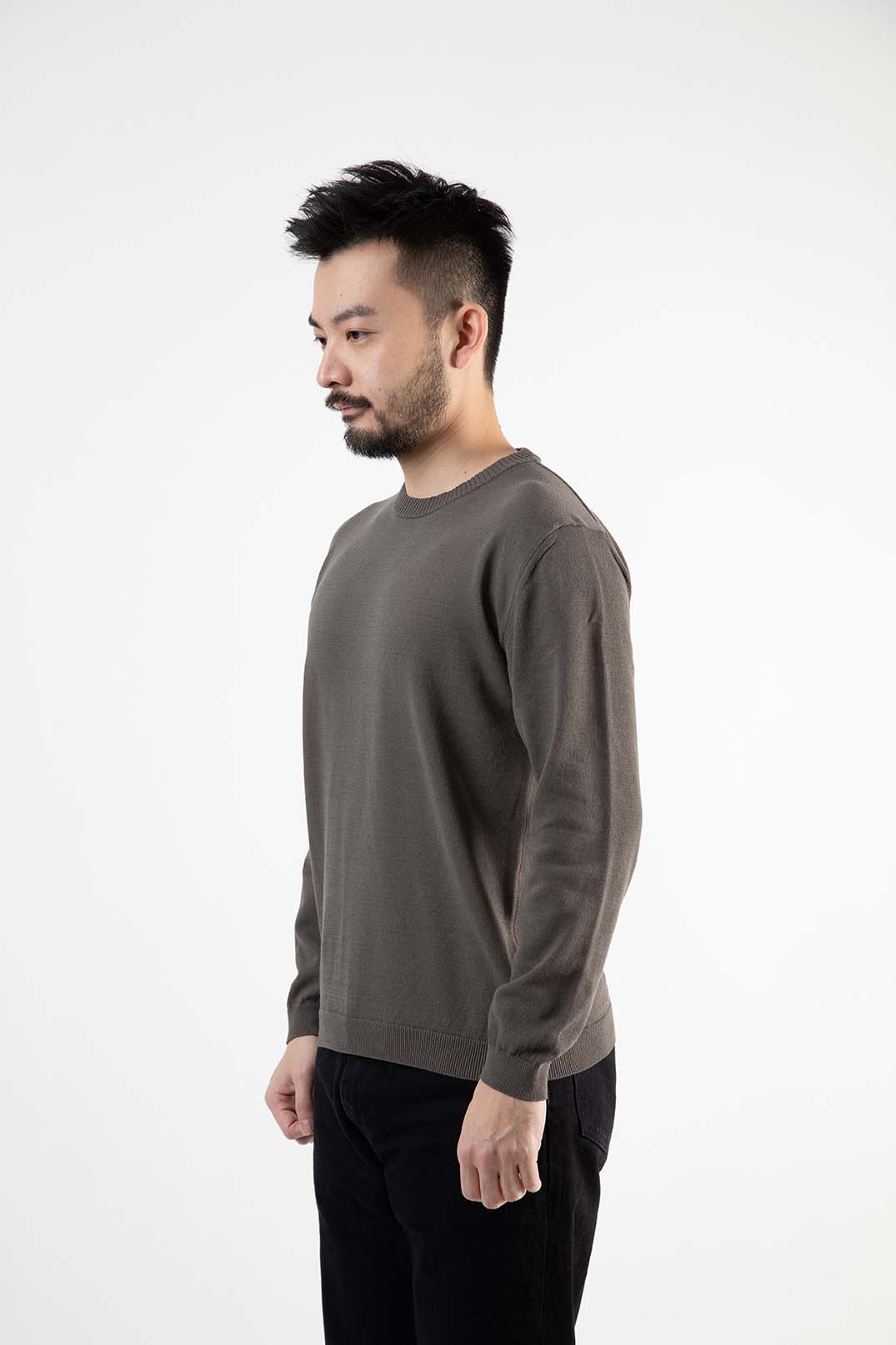 ICE COTTON LONG CREWNECK