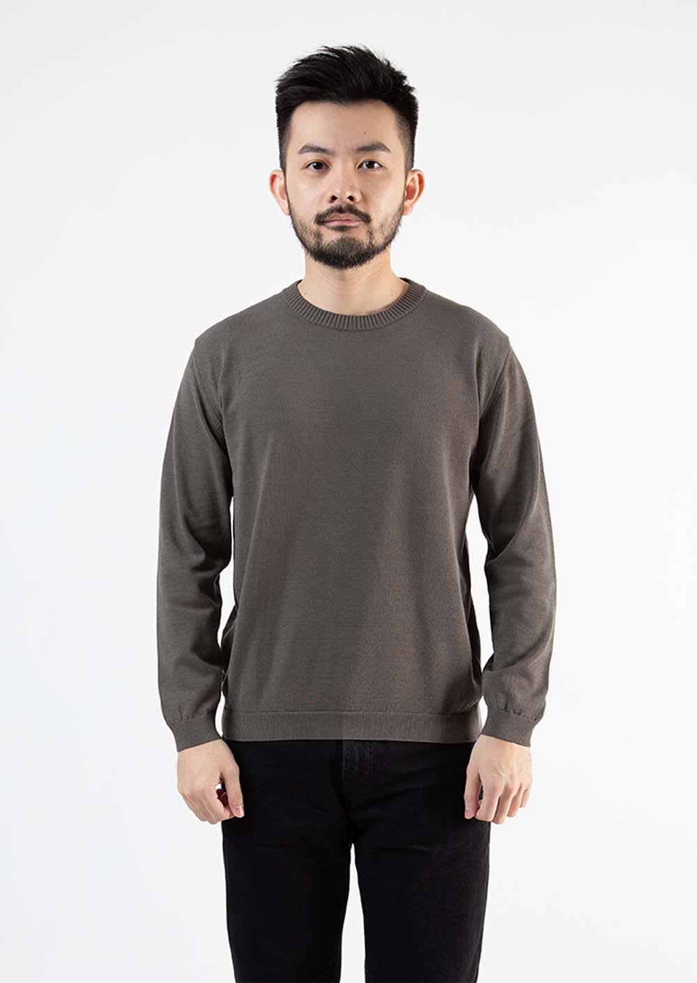 ICE COTTON LONG CREWNECK