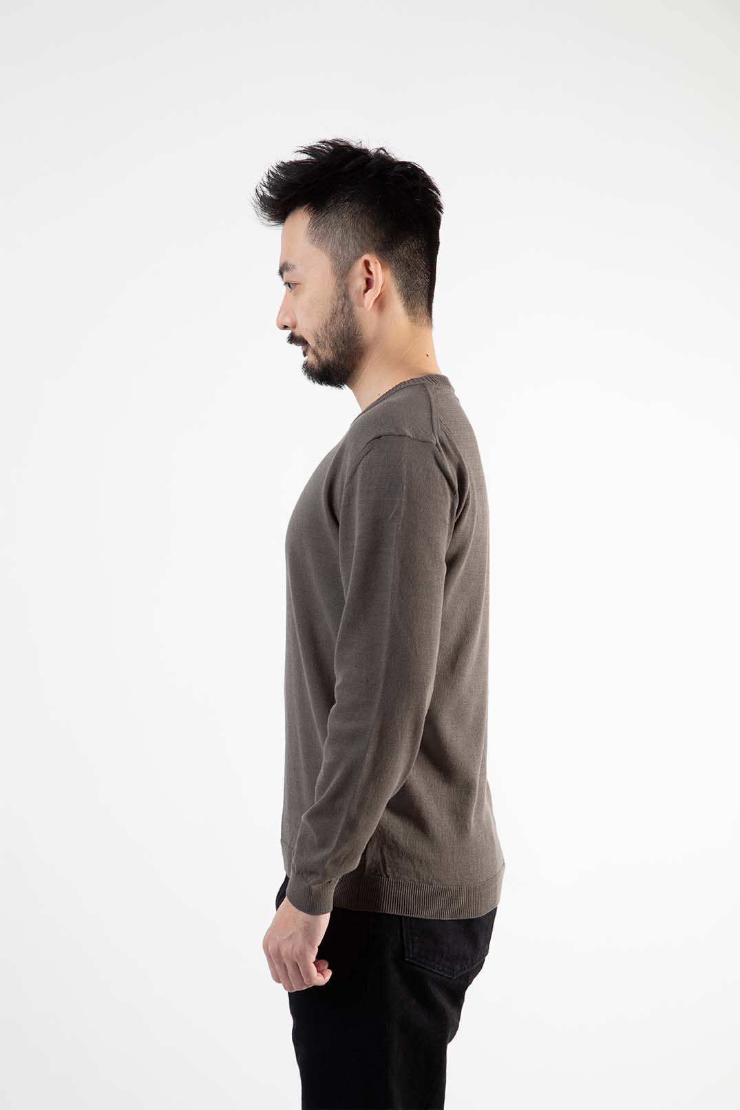 ICE COTTON LONG CREWNECK