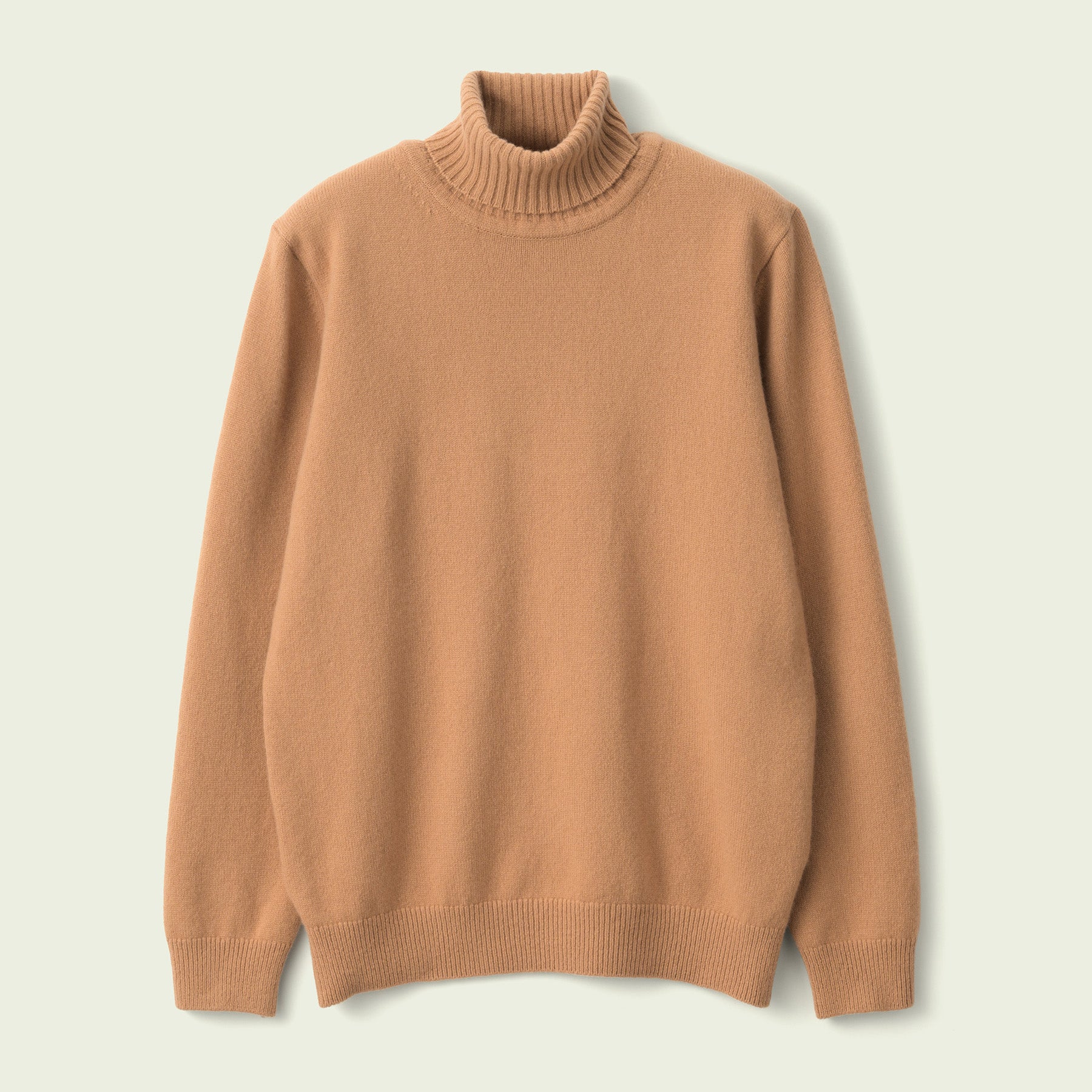 CASHMERE SILK WOOL TURTLENECK
