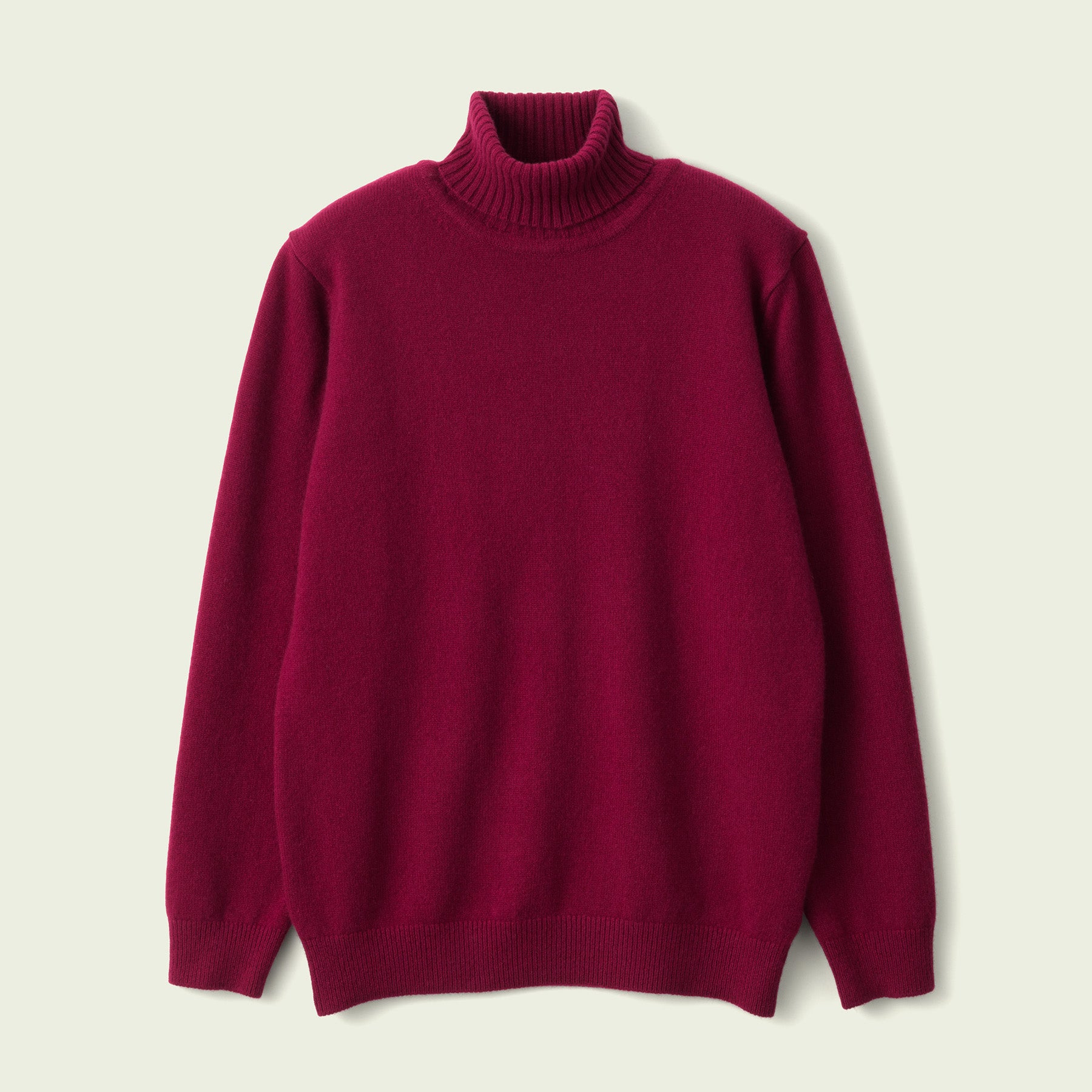 CASHMERE SILK WOOL TURTLENECK