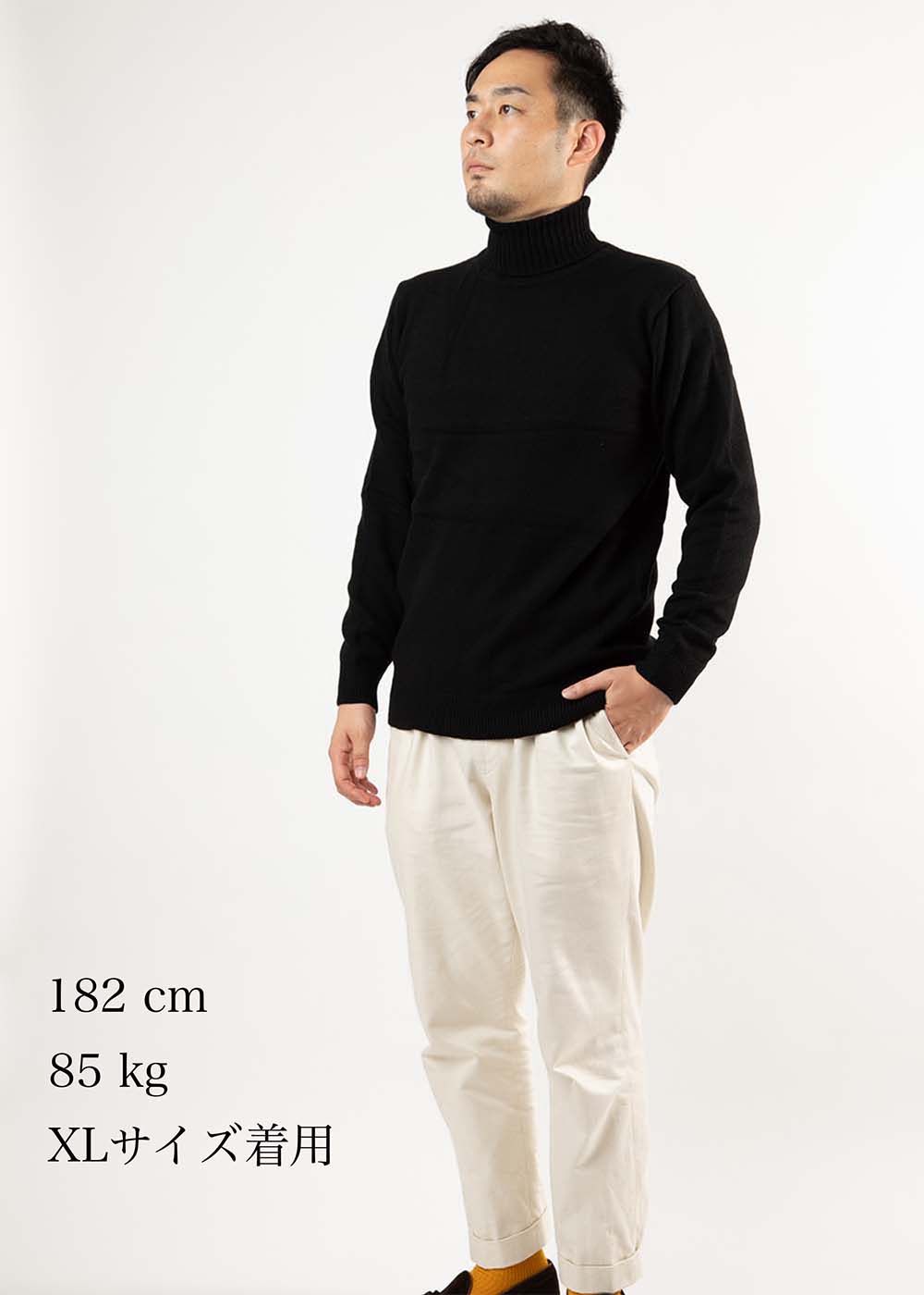 CASHMERE SILK WOOL TURTLENECK