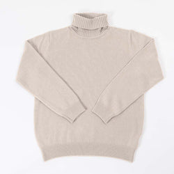 CASHMERE SILK WOOL TURTLENECK
