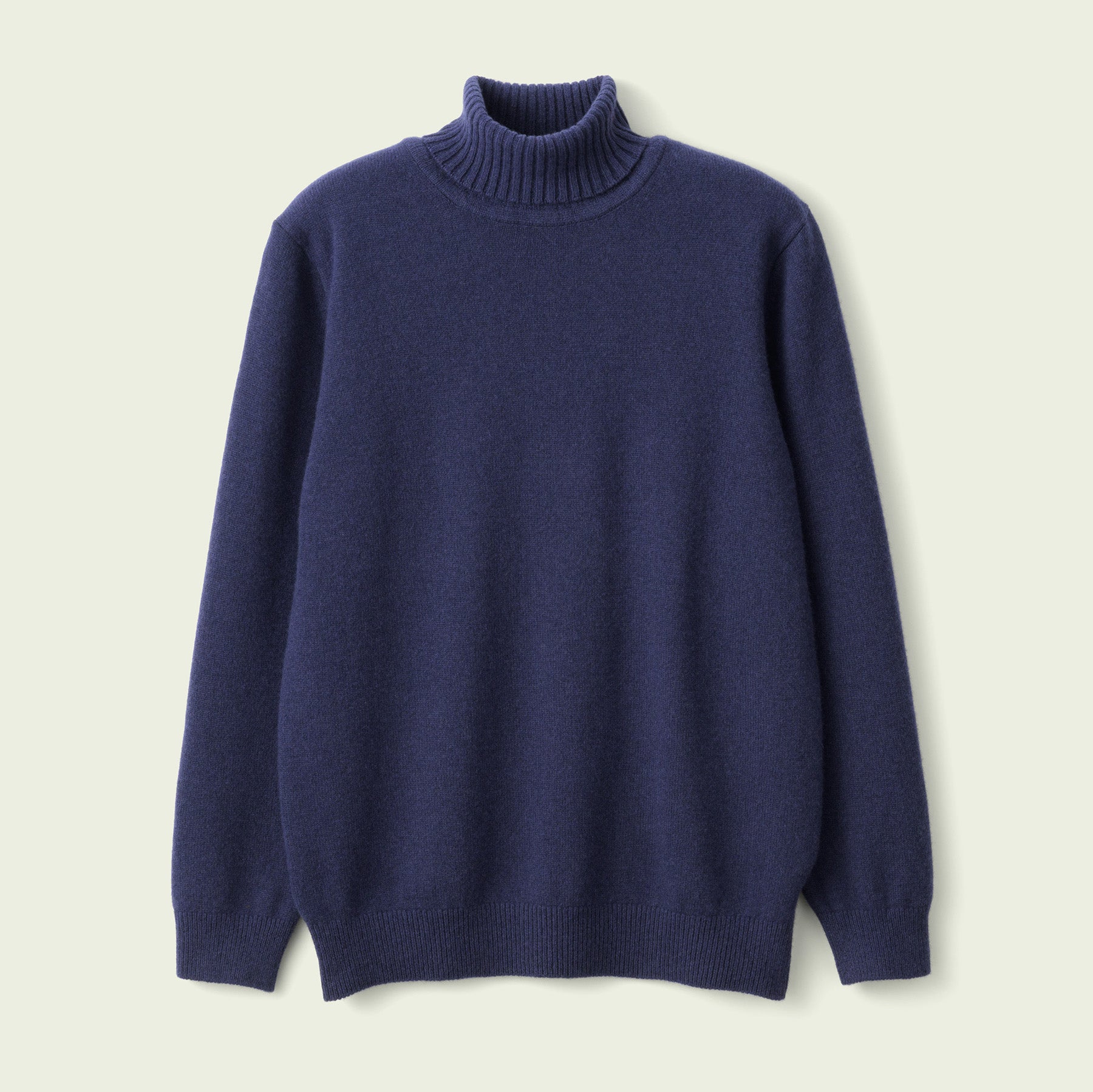 CASHMERE SILK WOOL TURTLENECK