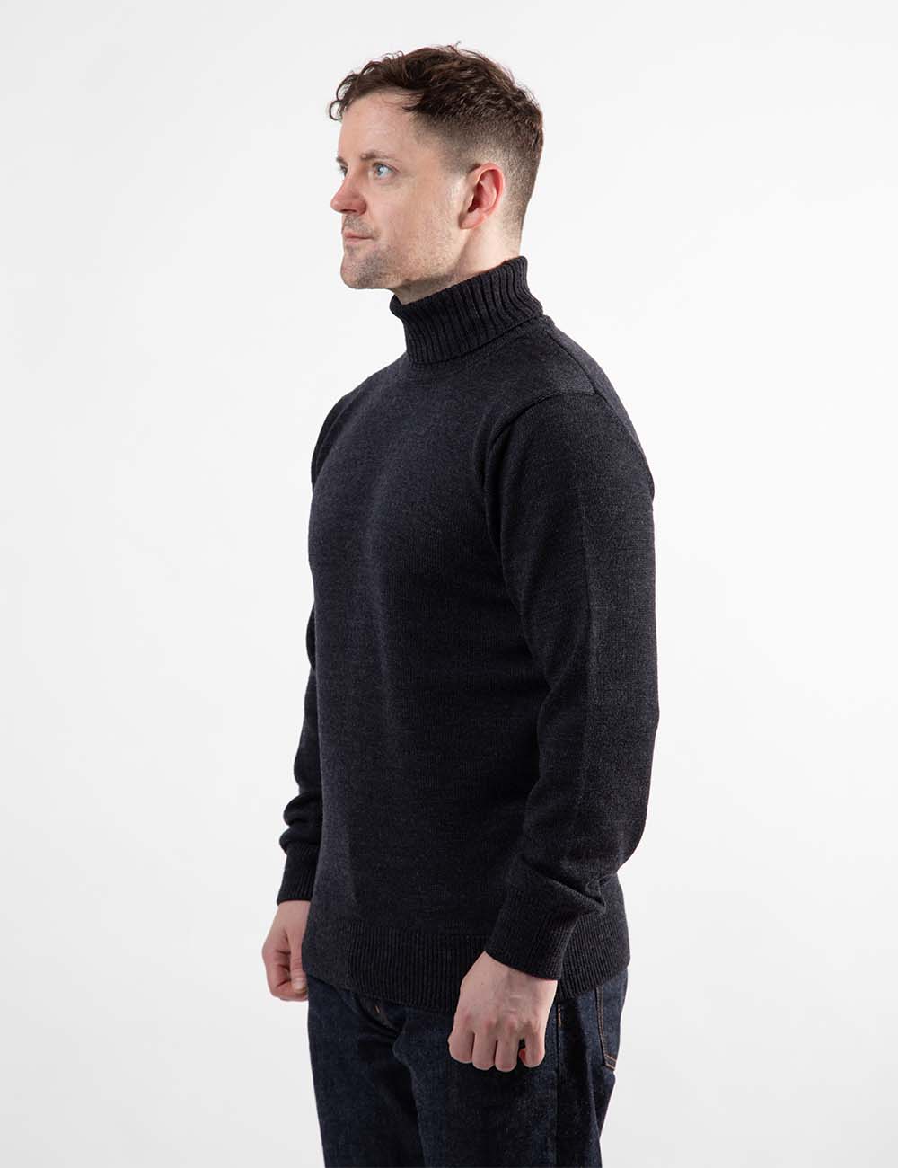 WOOL HEAVY WEIGHT TURTLENECK