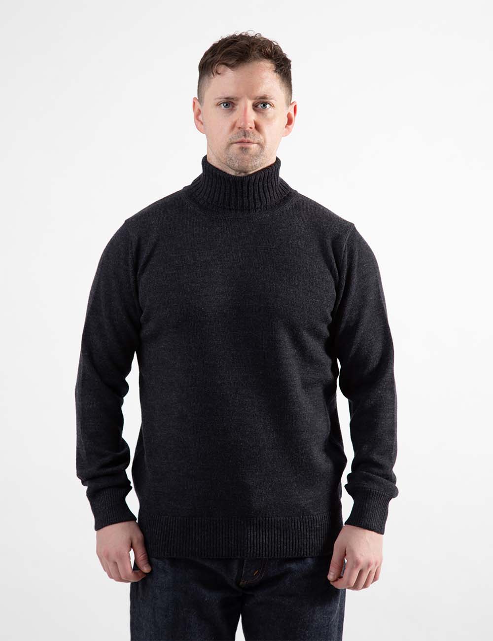 WOOL HEAVY WEIGHT TURTLENECK