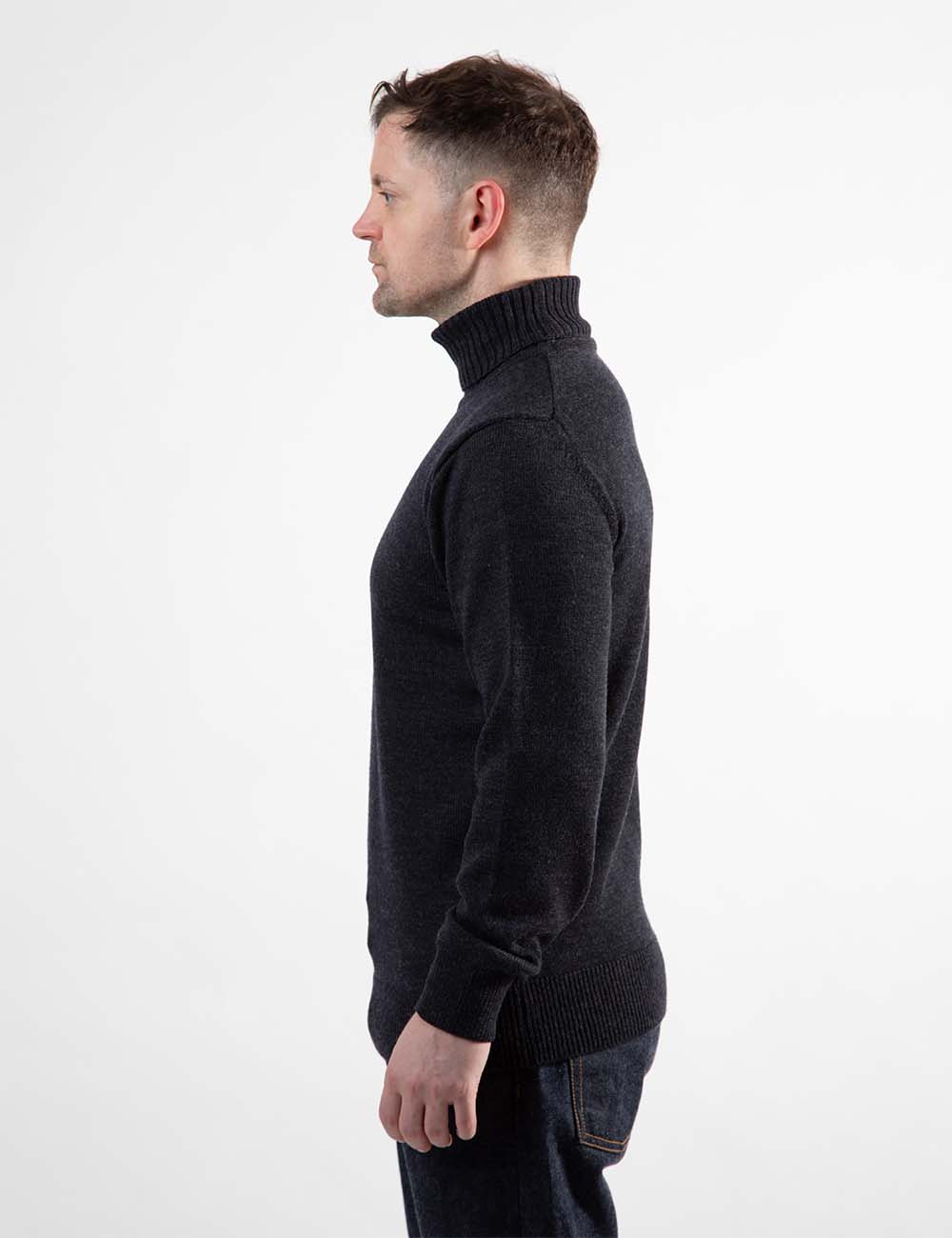 WOOL HEAVY WEIGHT TURTLENECK