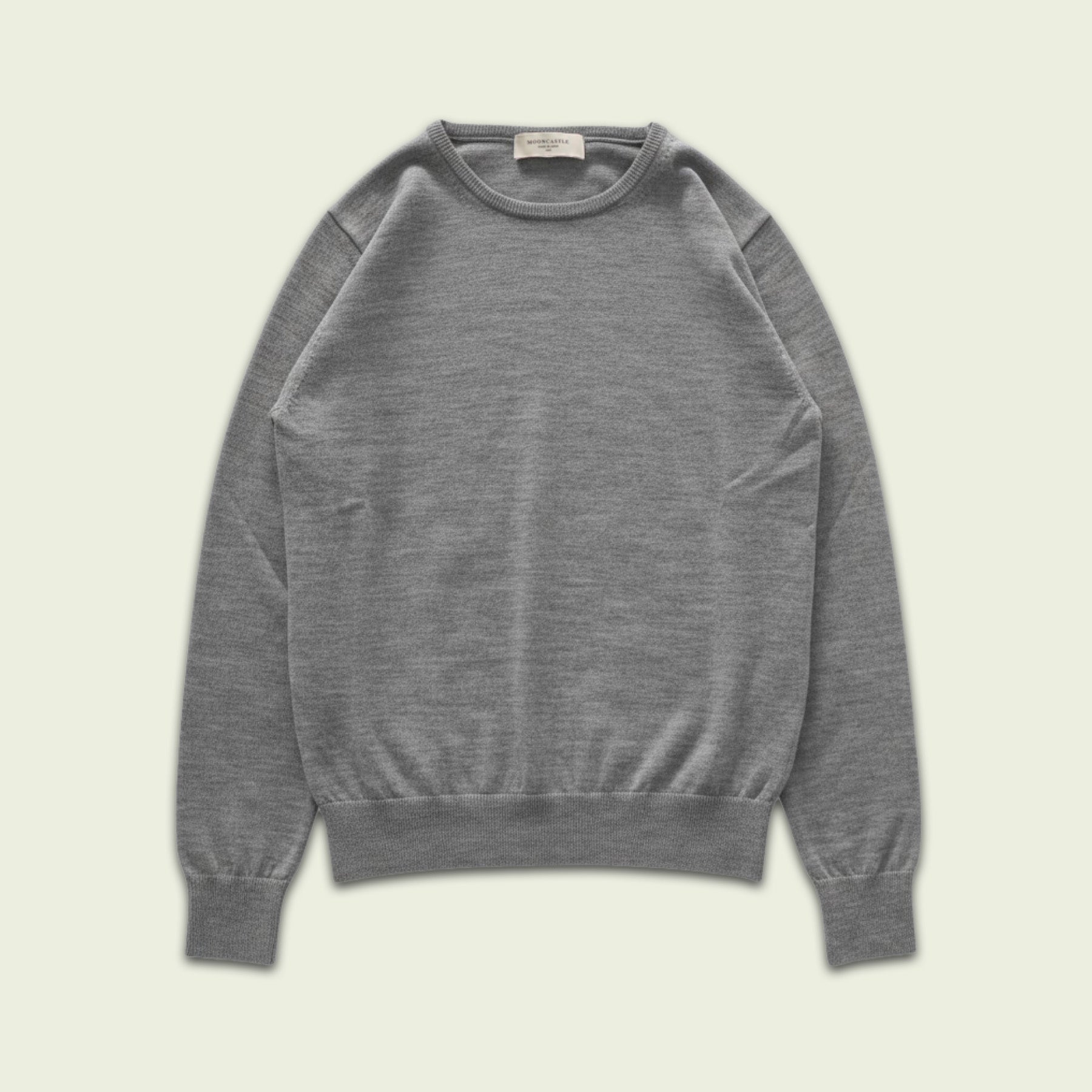 【WOMEN】12G Lightweight Merino Wool Crewneck