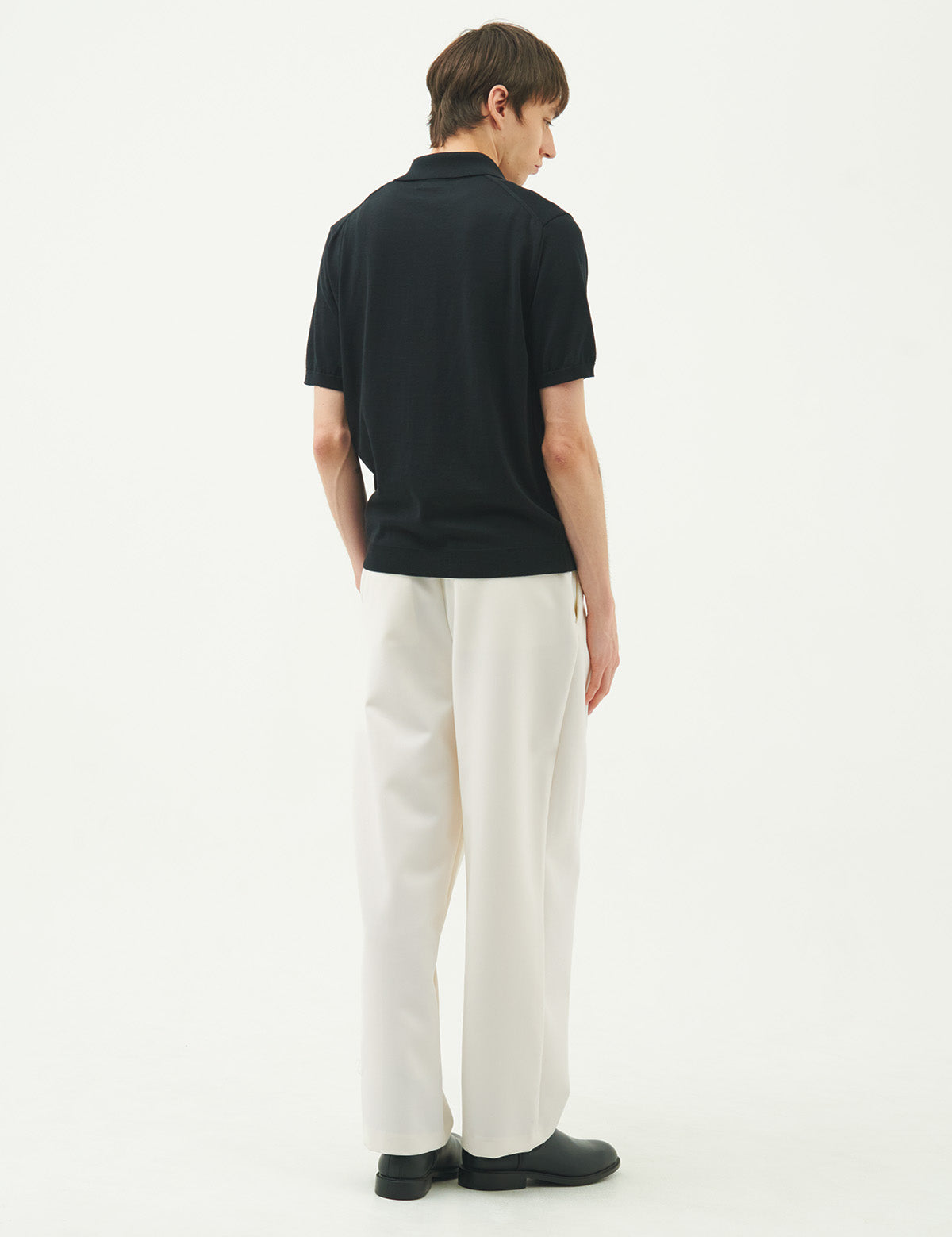 【NEW】SEA ISLAND COTTON POLONECK