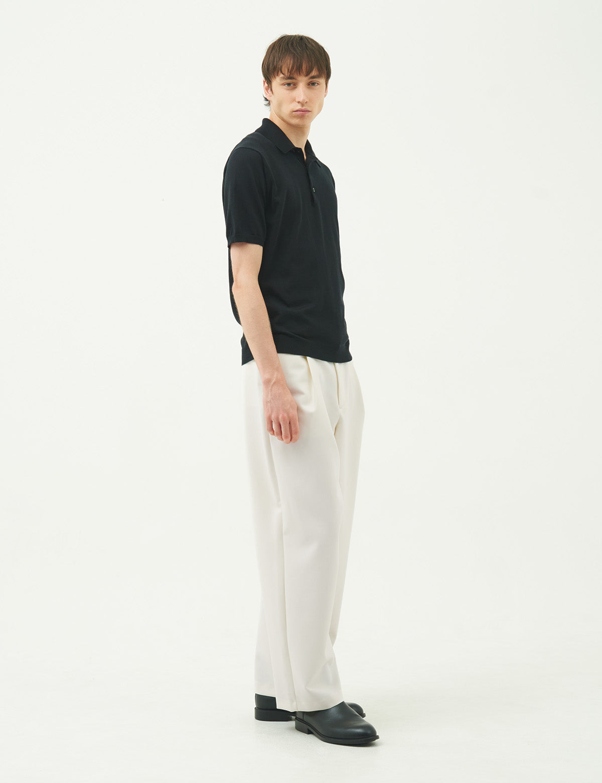 【NEW】SEA ISLAND COTTON POLONECK