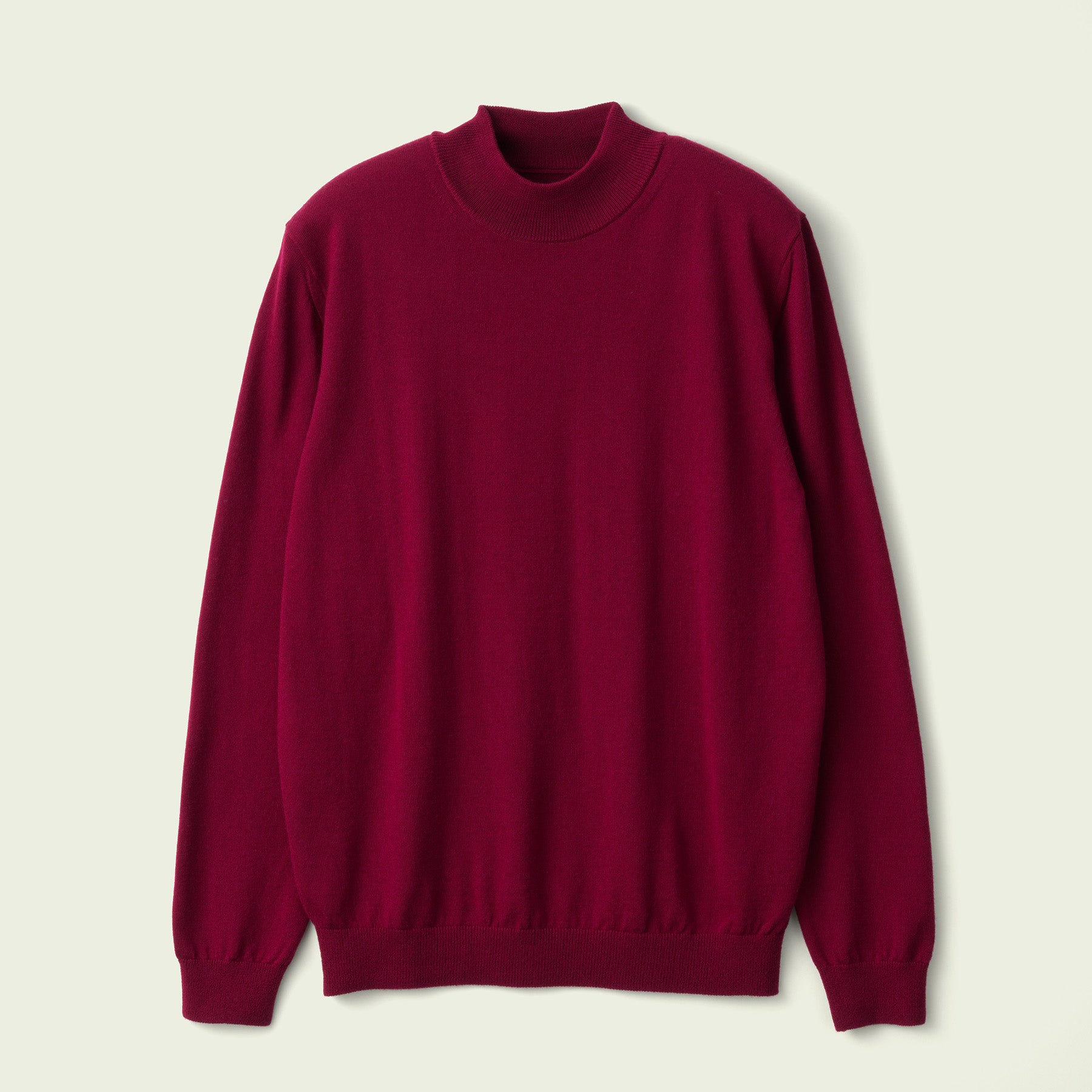 12G Lightweight Merino Wool Mockneck