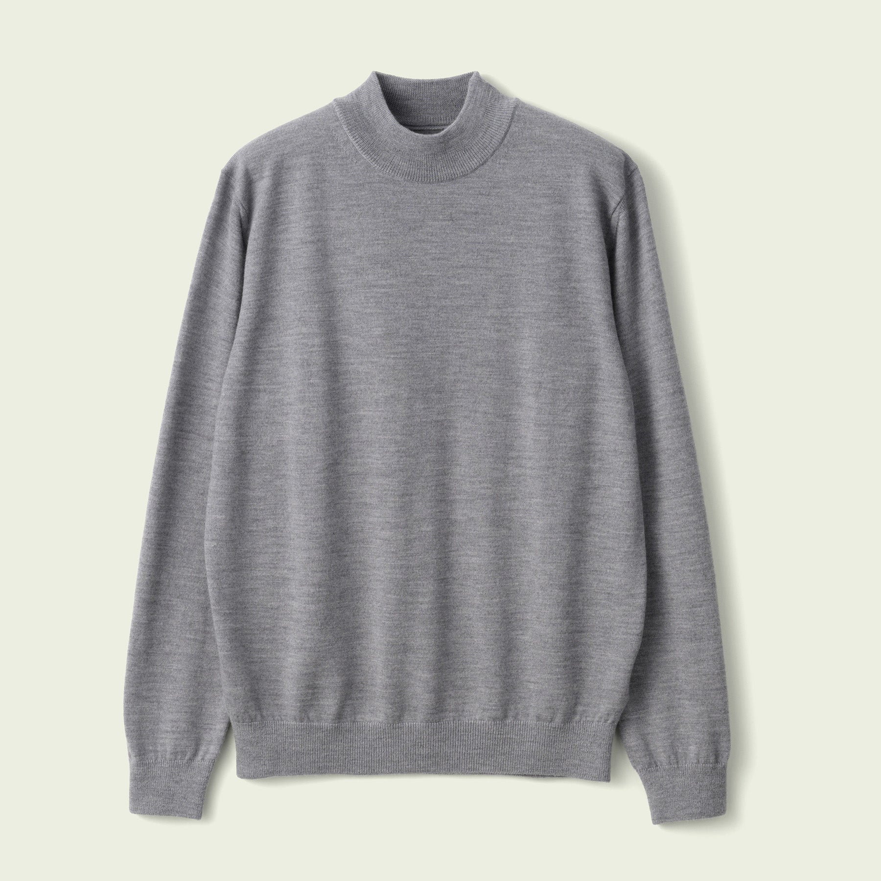 12G Lightweight Merino Wool Mockneck