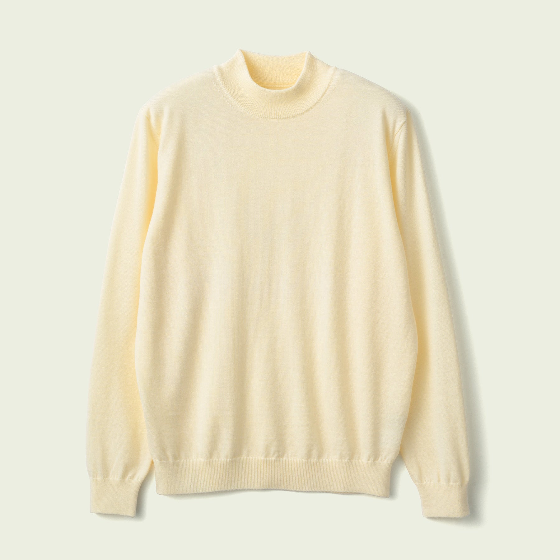 12G Lightweight Merino Wool Mockneck