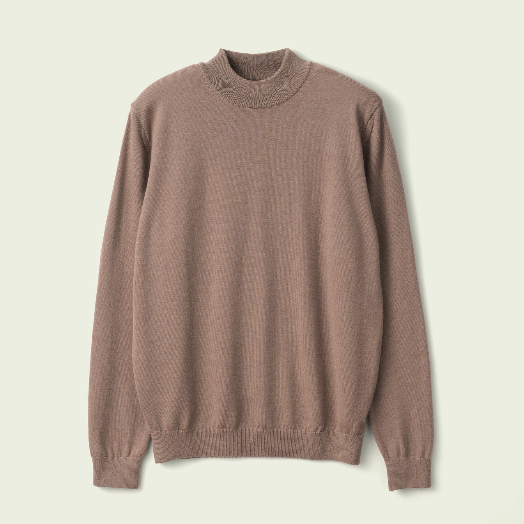 12G Lightweight Merino Wool Mockneck
