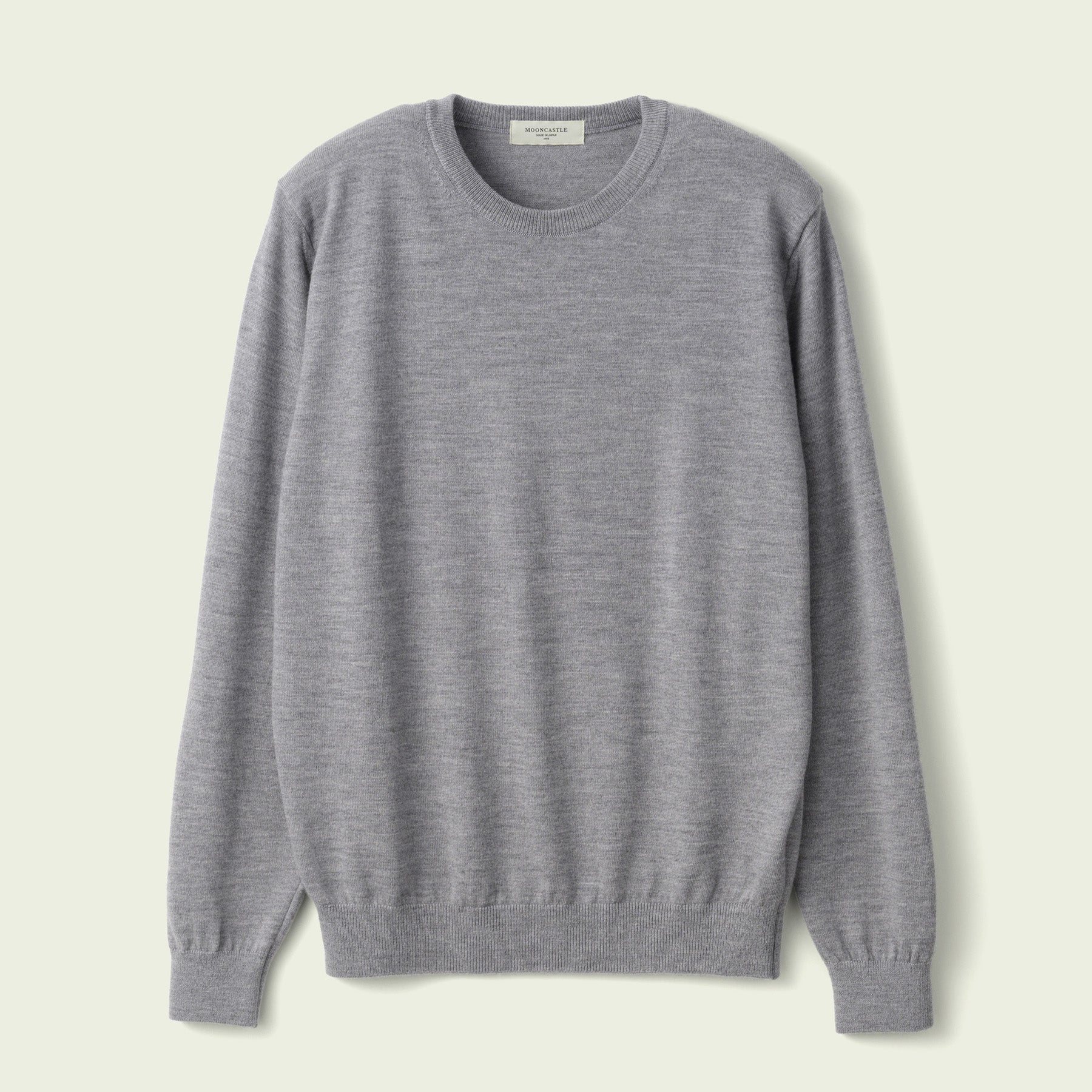 12G Lightweight Merino Wool Crewneck