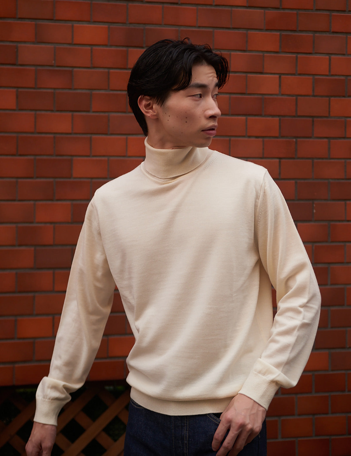 12G Lightweight Merino Wool Turtleneck
