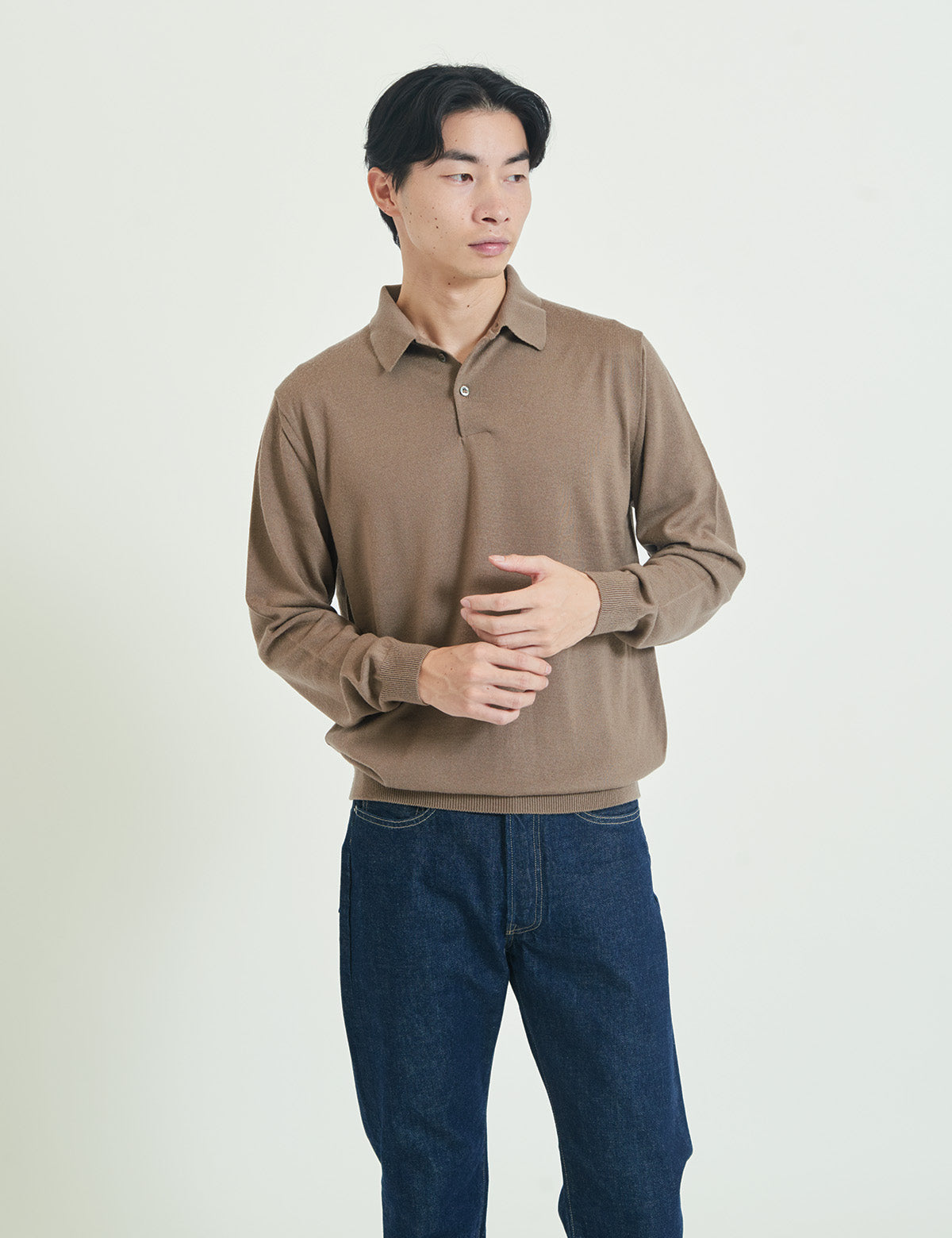 12G Lightweight Merino Wool Poloneck