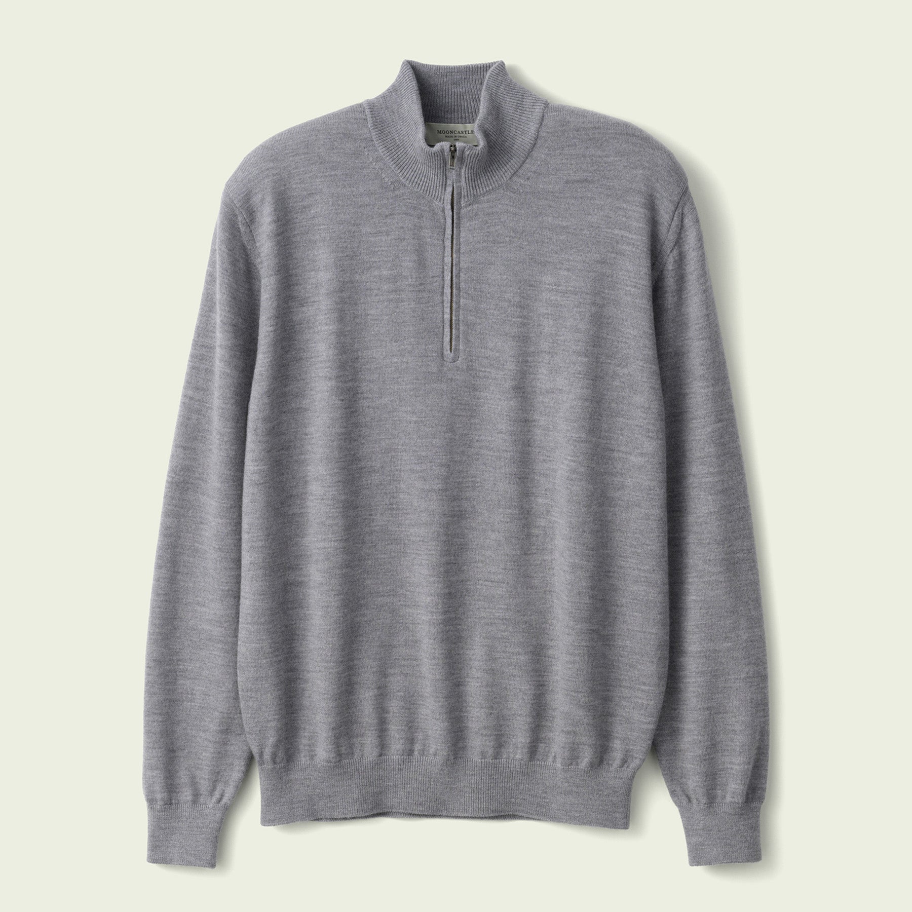 【NEW】12G Lightweight Merino Wool Half Zip Pullover