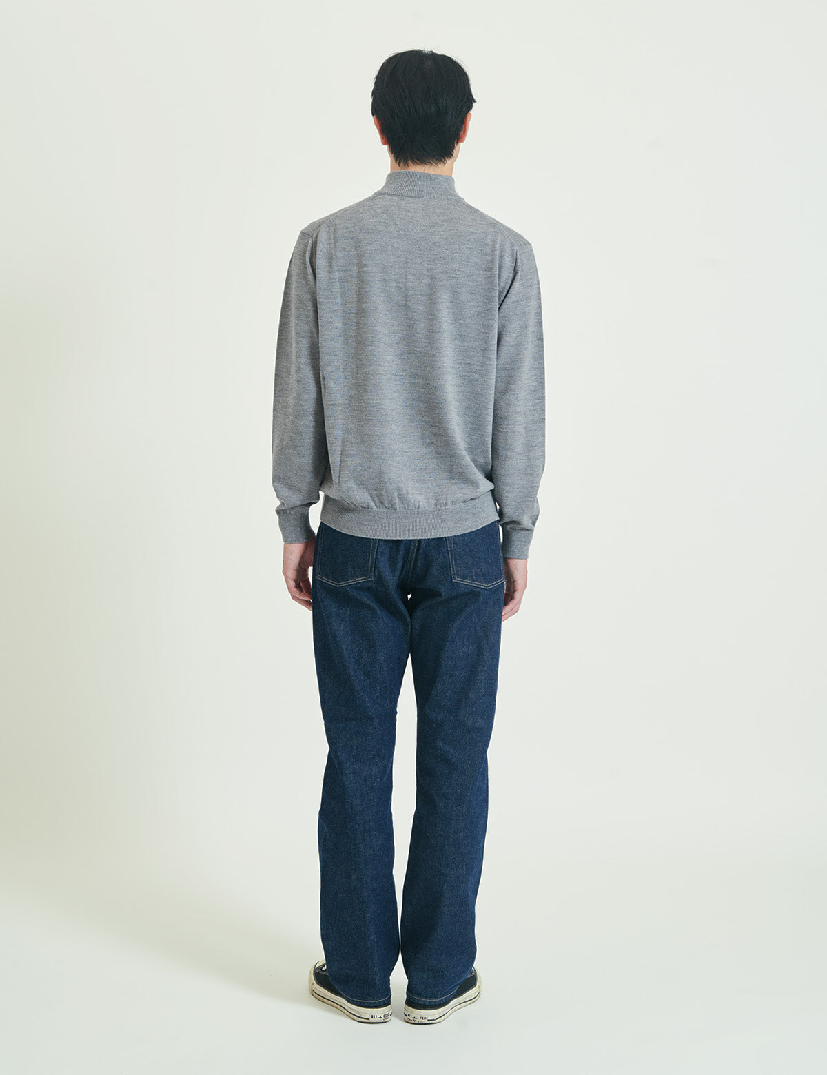 【NEW】12G Lightweight Merino Wool Half Zip Pullover