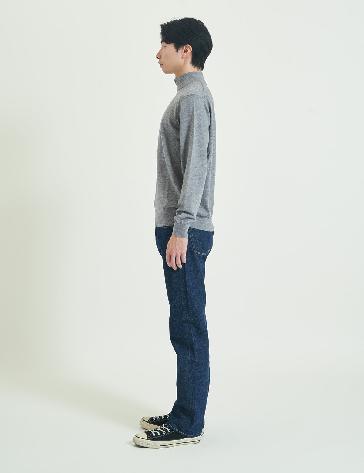 【NEW】12G Lightweight Merino Wool Half Zip Pullover