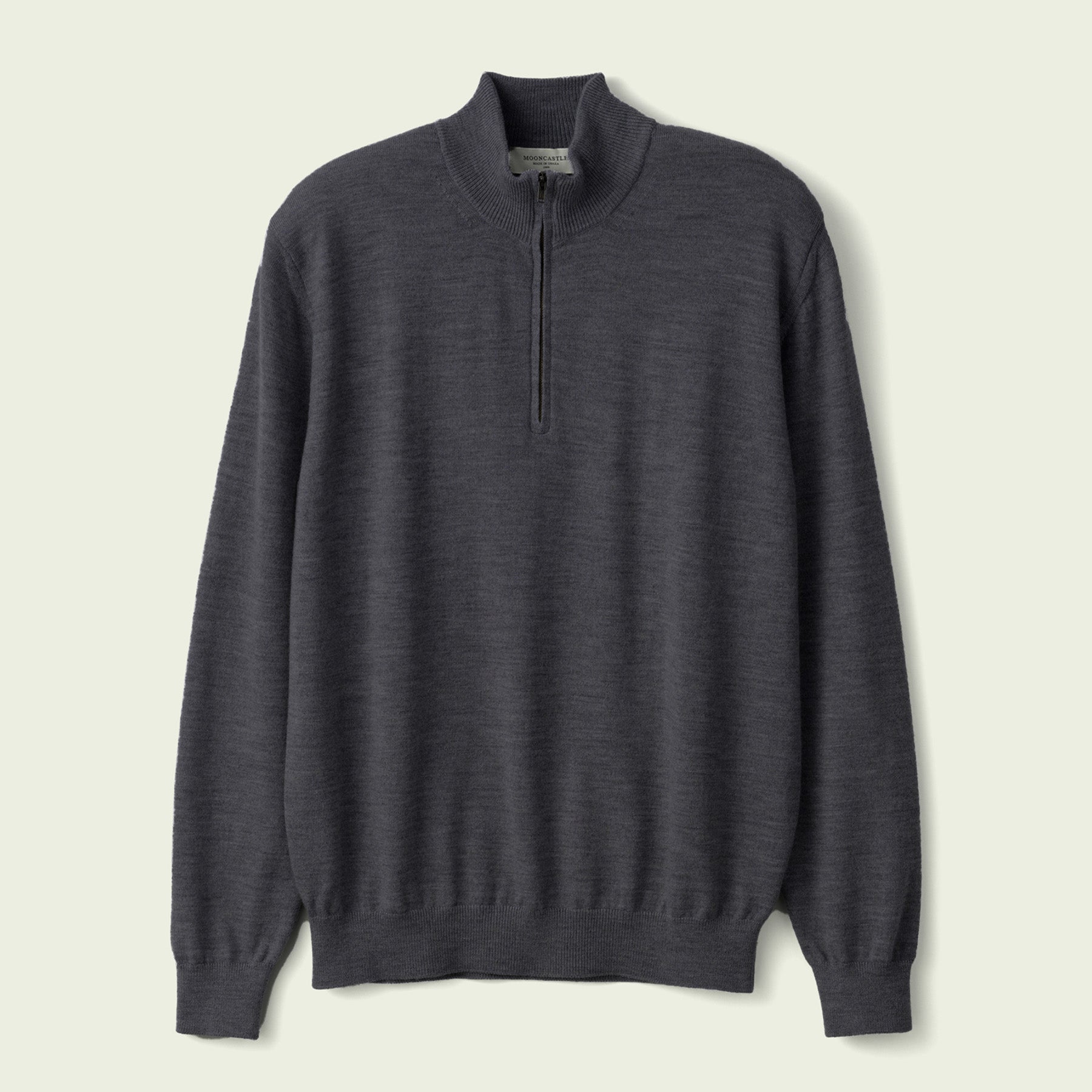 【NEW】12G Lightweight Merino Wool Half Zip Pullover