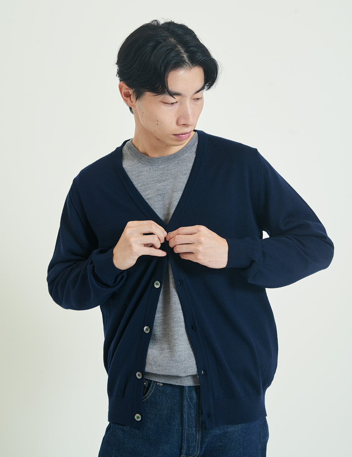 12G Merino Wool Cardigan
