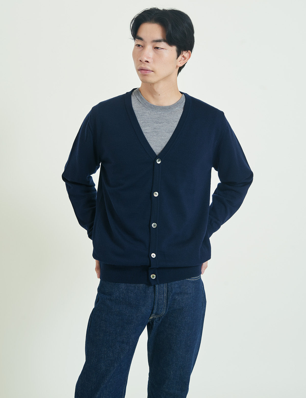 12G Merino Wool Cardigan