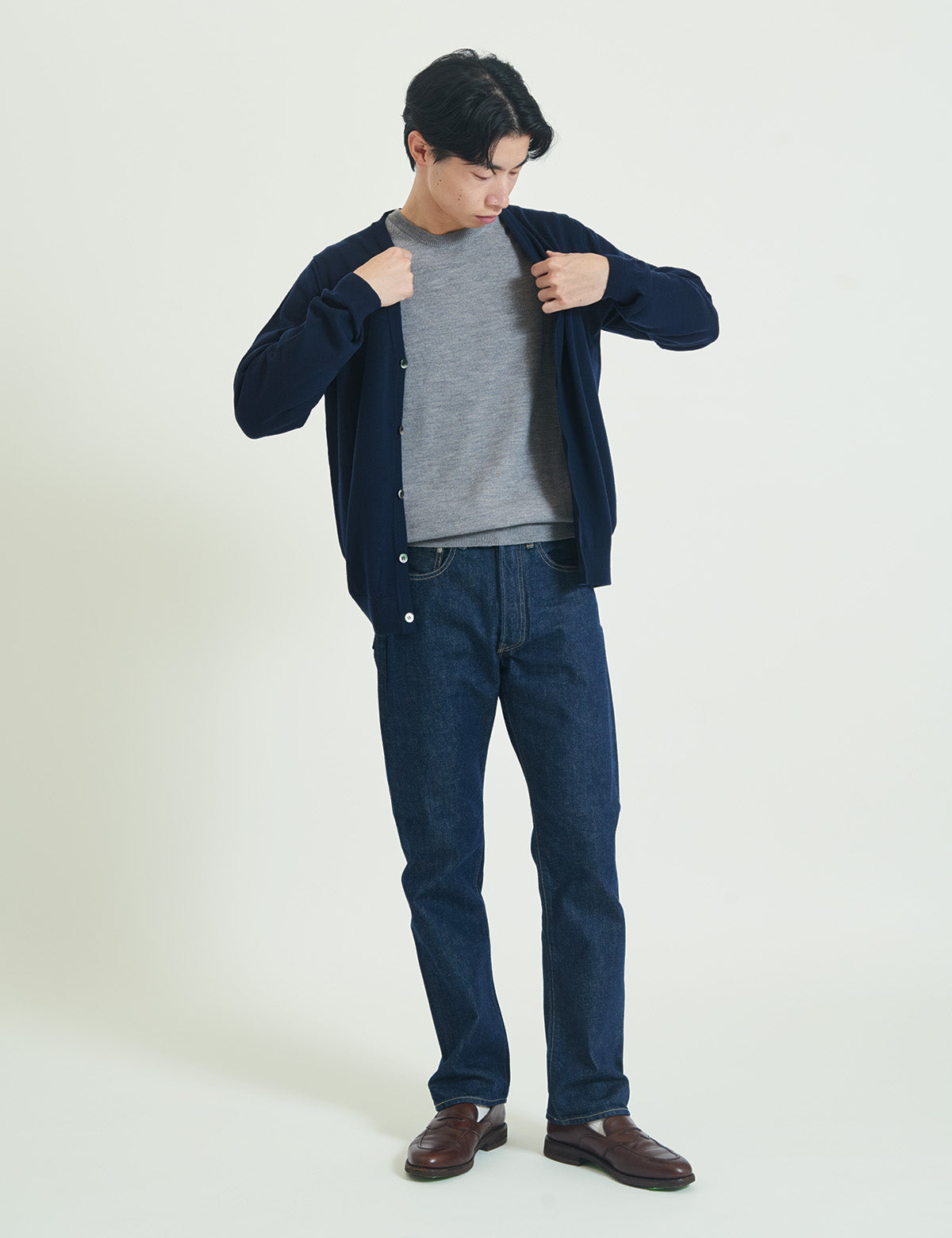 12G Merino Wool Cardigan