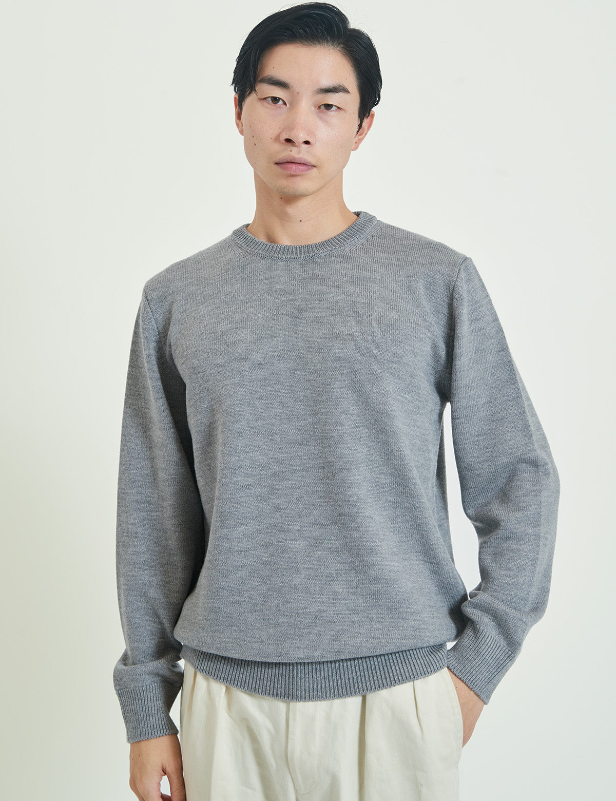 7G Heavyweight Merino Wool Crewneck