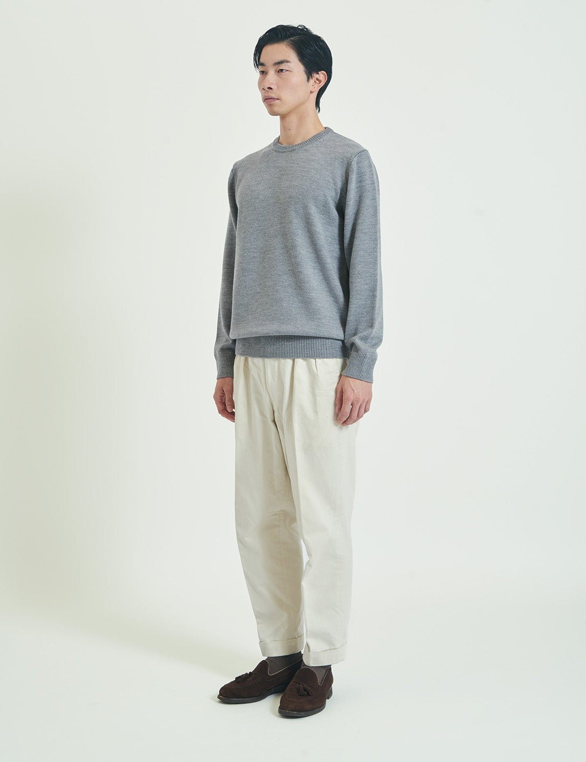 7G Heavyweight Merino Wool Crewneck