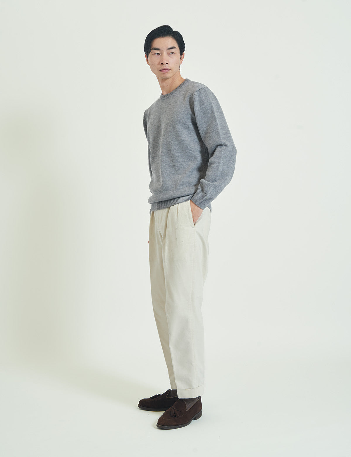 7G Heavyweight Merino Wool Crewneck