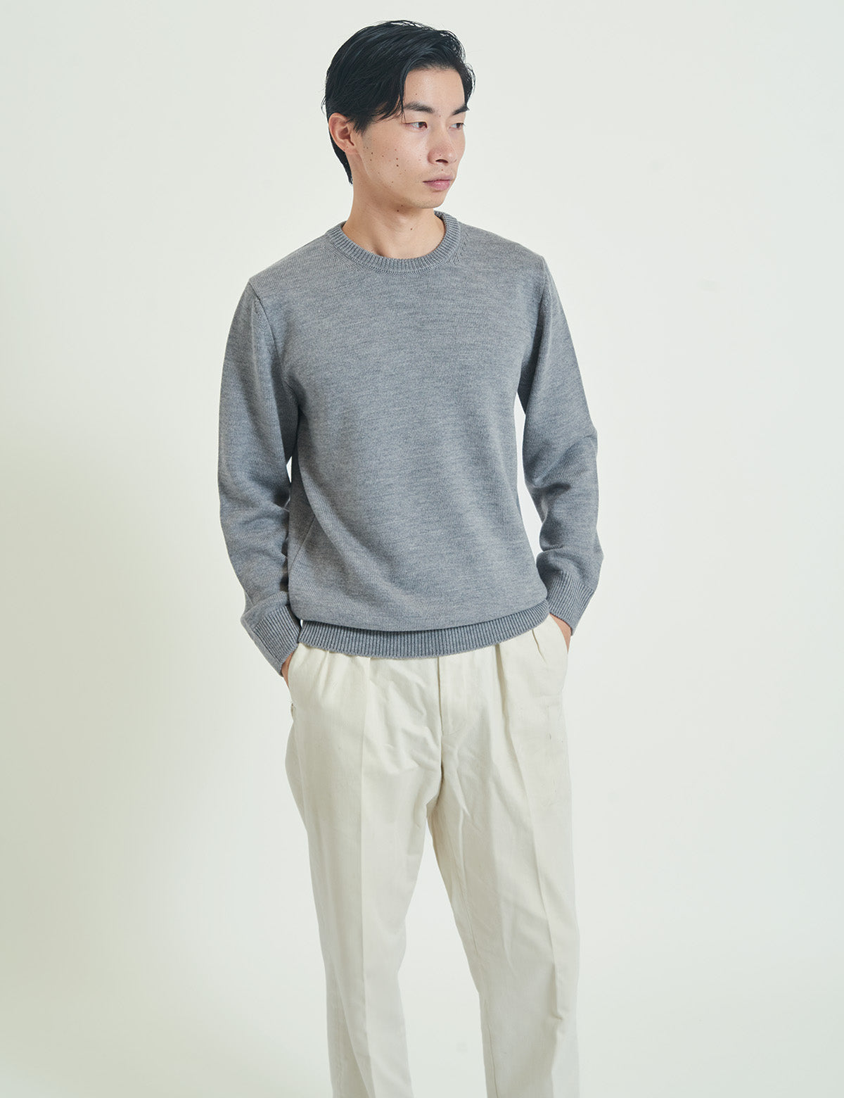 7G Heavyweight Merino Wool Crewneck